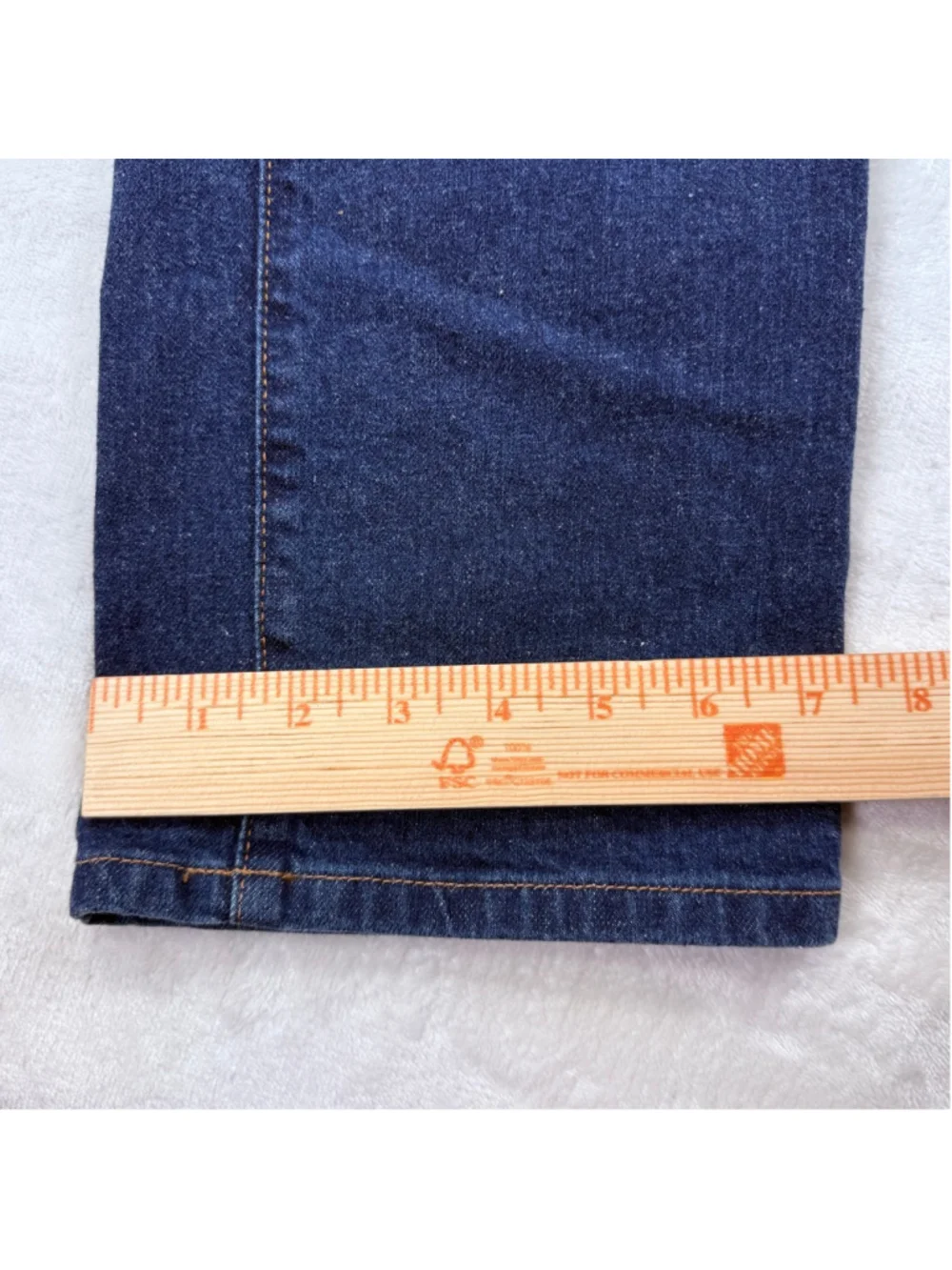 Men's LL Bean Blue Standard Fit Straight Jeans 30x32